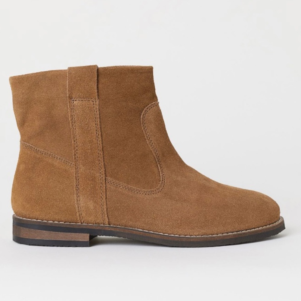 H&M suede ankle boots